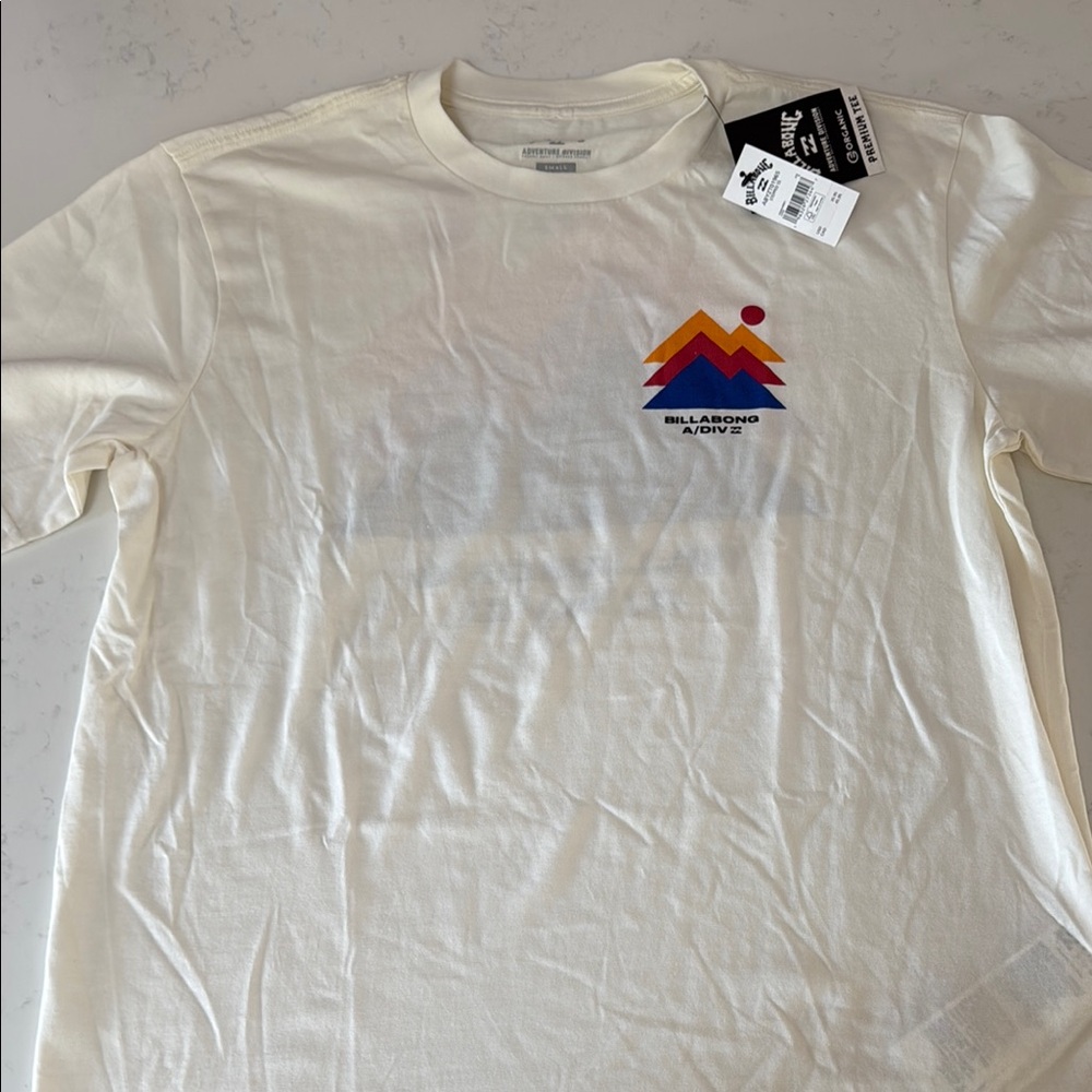 Billabong Men's White Graphic Tee